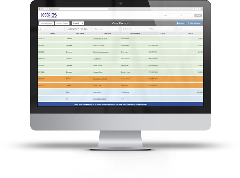 Funeral Home Software