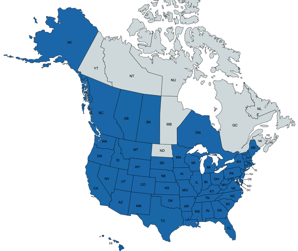 Partners All over the Continent