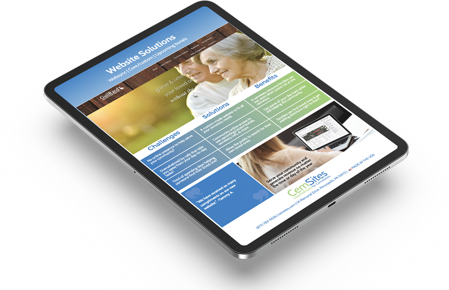 Request a Custom Websites PDF