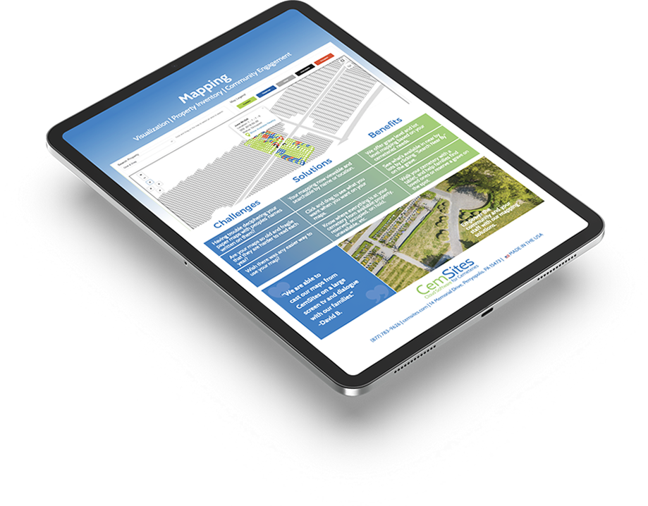 Request a Grave Mapping PDF