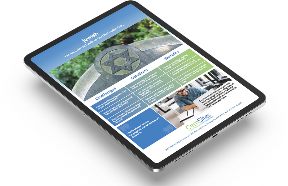 Request a Jewish Cemeteries PDF