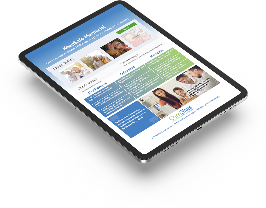 Request a Keepsafe Memorials PDF