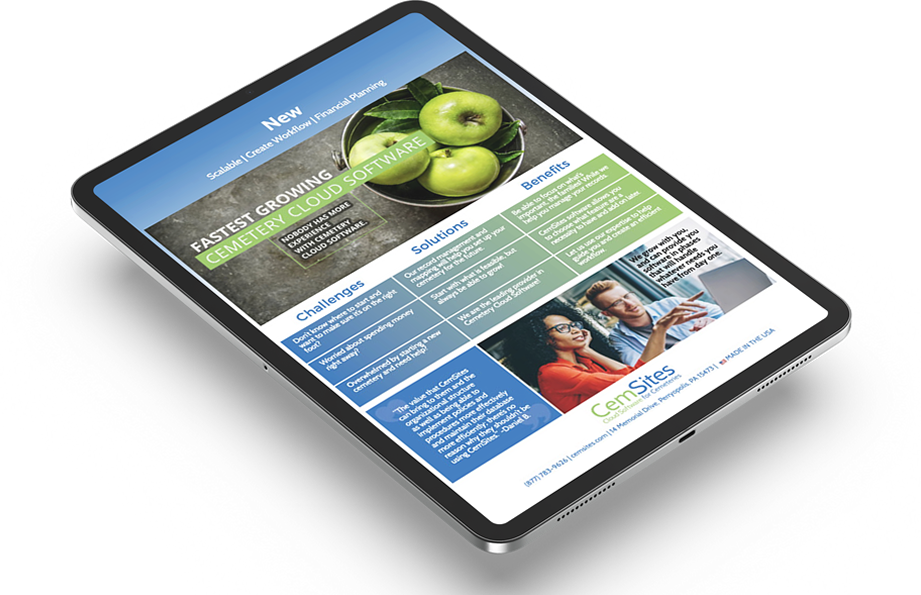 Request a New Cemeteries PDF