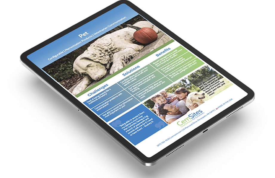 Request a Pet Cemeteries PDF