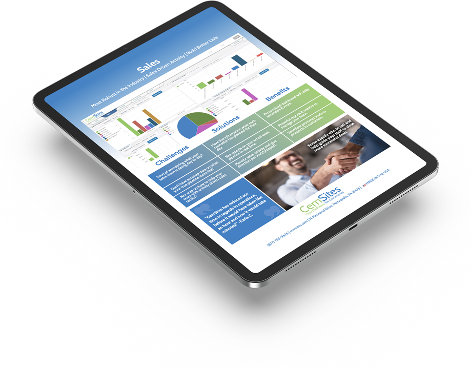 Request a Sales Module PDF